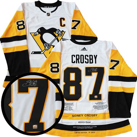 sidney crosby signed jersey for sale